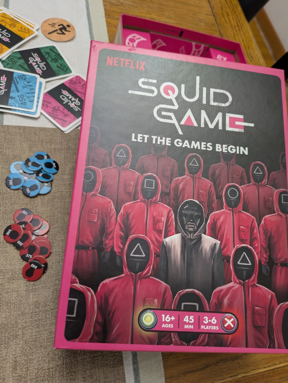Netflix Squid Game Board Game - Pink/Red Edition